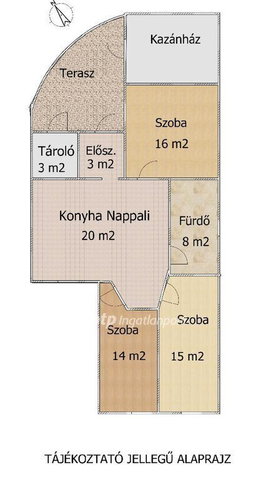Eladó családi ház, Hatvanban 67.9 M Ft, 3 szobás