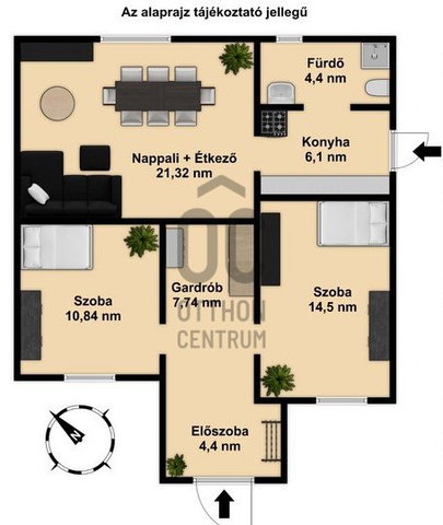 Eladó családi ház, Rózsaszentmártonon 22.9 M Ft, 3 szobás