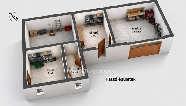 Eladó családi ház, Alsónémediben 119 M Ft, 5+1 szobás
