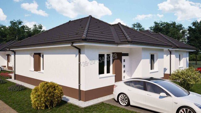 Eladó ikerház, Vácrátóton 99.99 M Ft, 4 szobás