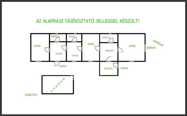 Eladó családi ház, Hajdúhadházon 34 M Ft, 3 szobás