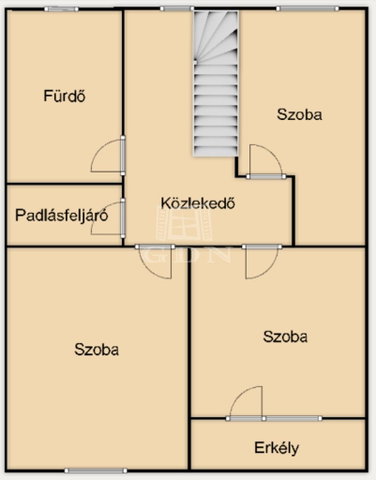 Eladó sorház, Pápán 78 M Ft, 4 szobás / költözzbe.hu