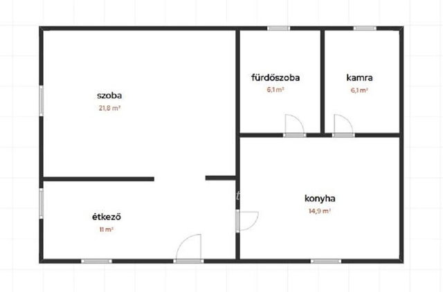 Eladó mezogazdasagi ingatlan, Kállósemjénen 25.9 M Ft, 1 szobás