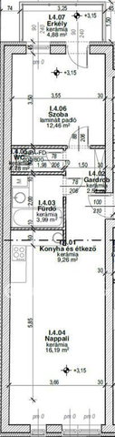 Eladó téglalakás, Nyíregyházán 54.3 M Ft, 1 szobás