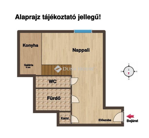 Eladó téglalakás, Budapesten, VI. kerületben 57.9 M Ft, 1 szobás