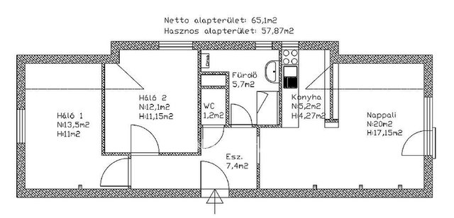 Kiadó téglalakás, albérlet, Tiszafüreden 180 E Ft / hó
