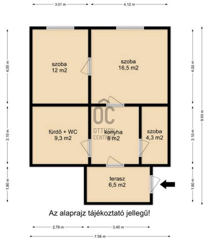 Eladó családi ház, Nagykanizsán 45.99 M Ft, 3 szobás
