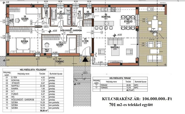 Eladó családi ház, Fertőszéplakon 106 M Ft, 4 szobás
