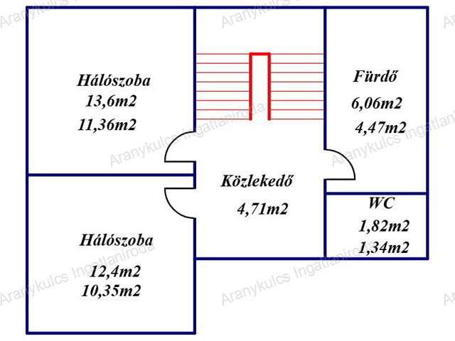Eladó téglalakás, Békéscsabán, Vécsey utcában 75 M Ft