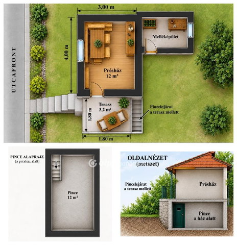 Eladó telek, Téten 6.9 M Ft / költözzbe.hu