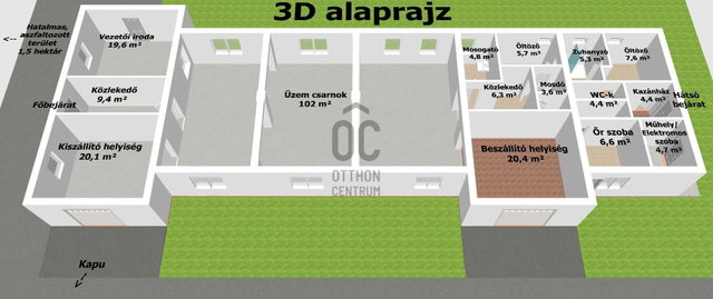 Eladó ipari ingatlan, Recsken 59 M Ft / költözzbe.hu