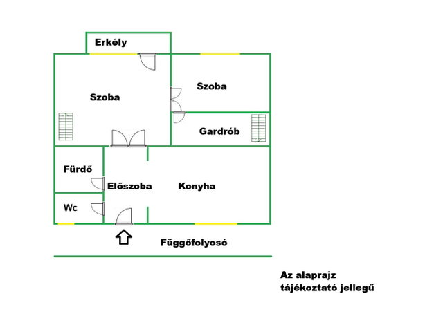 Eladó téglalakás, Szegeden 75 M Ft, 2 szobás