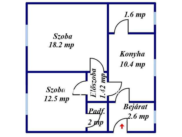 Eladó családi ház, Biharkeresztesen 9.7 M Ft, 2 szobás
