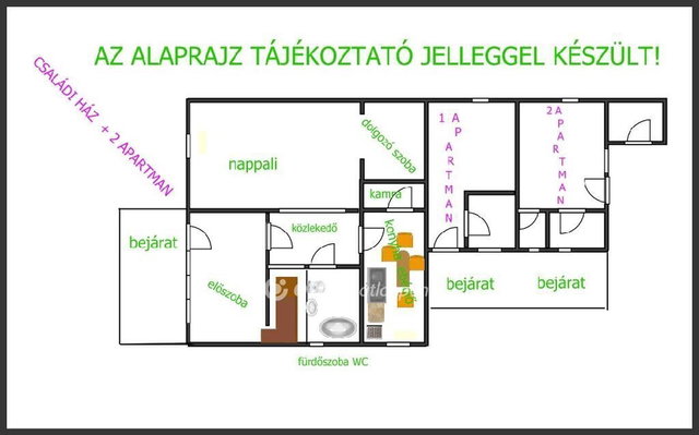 Eladó családi ház, Hajdúszoboszlón 105 M Ft, 5+1 szobás