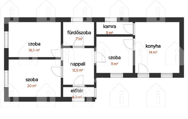 Eladó családi ház, Nagyhegyesen 49 M Ft, 2+1 szobás