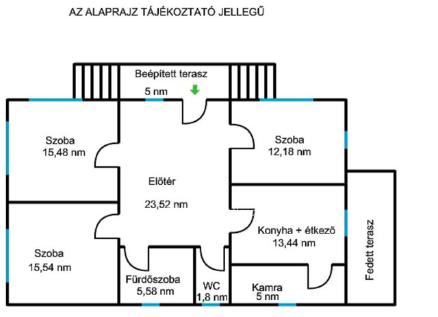 Eladó családi ház, Kállón 38 M Ft, 4+1 szobás