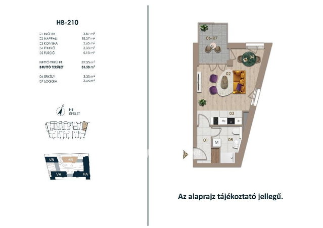 Eladó téglalakás, Budapesten, III. kerületben 60.1 M Ft