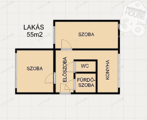 Eladó panellakás, Kiskunfélegyházán 37.9 M Ft, 2 szobás