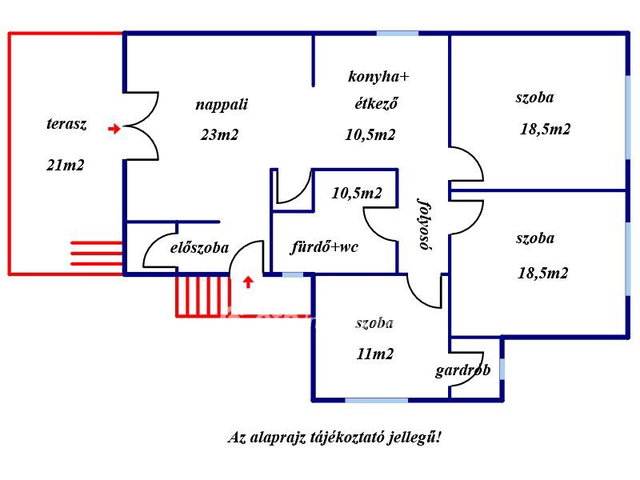 Eladó családi ház, Gyöngyösön 79.9 M Ft, 4 szobás