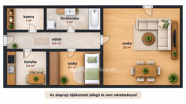 Eladó panellakás, Balassagyarmaton 29.9 M Ft, 1+1 szobás