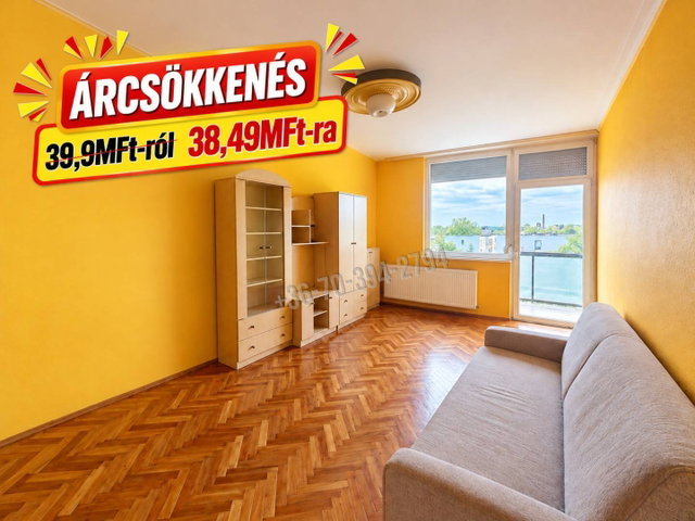 Eladó téglalakás, Tatabányán 38.49 M Ft, 2 szobás