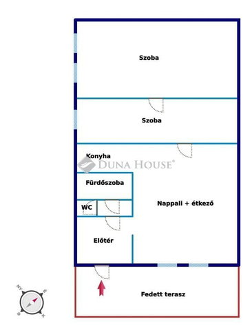 Eladó ikerház, Csemőn 17.5 M Ft, 3 szobás / költözzbe.hu