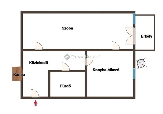 Eladó téglalakás, Kecskeméten 33 M Ft, 1 szobás