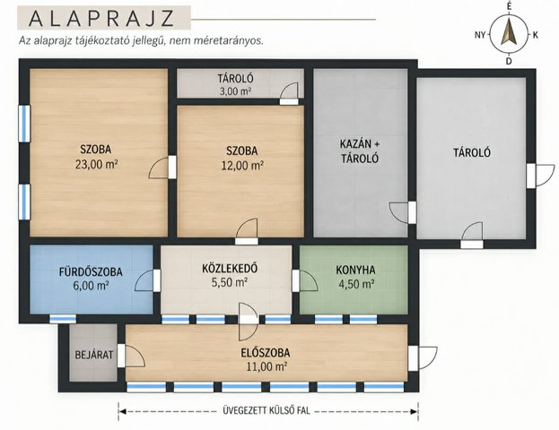 Eladó családi ház, Rábacsécsényen 23.9 M Ft, 2 szobás