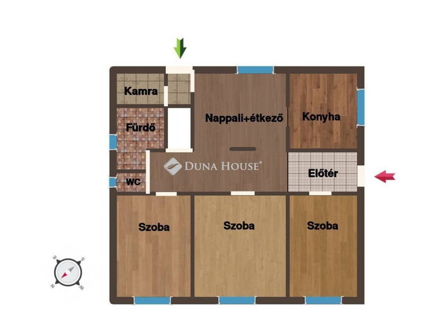 Eladó családi ház, Újkéren 59 M Ft, 4 szobás
