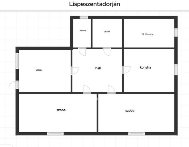 Eladó családi ház, Lispeszentadorjánban 30.5 M Ft, 2 szobás