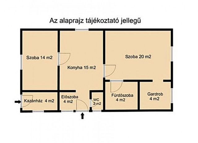 Eladó családi ház, Mezőberényben 12.9 M Ft, 2 szobás