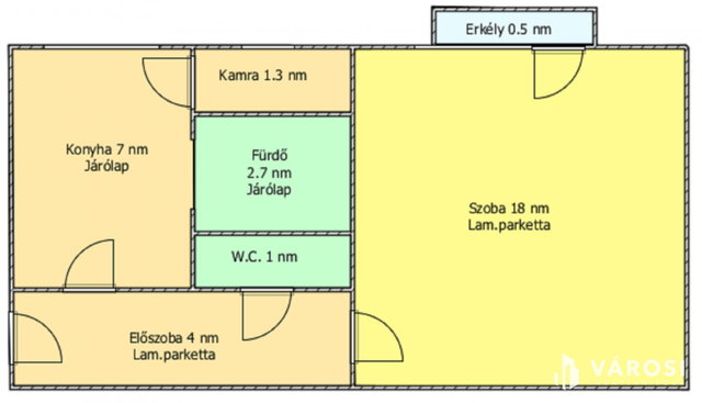 Eladó téglalakás, Salgótarjánban 14.9 M Ft, 1 szobás