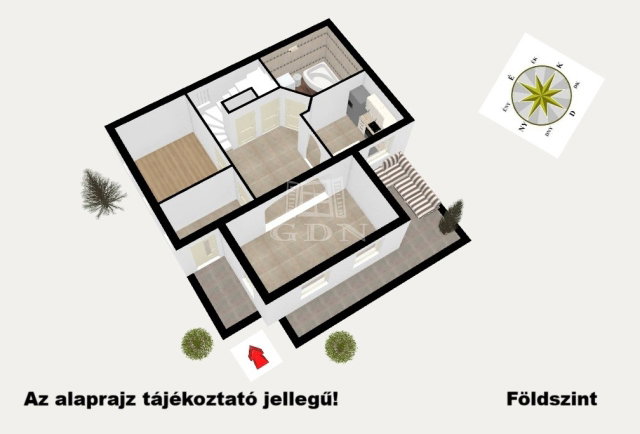 Eladó ikerház, Üllőn 124 M Ft, 5 szobás / költözzbe.hu