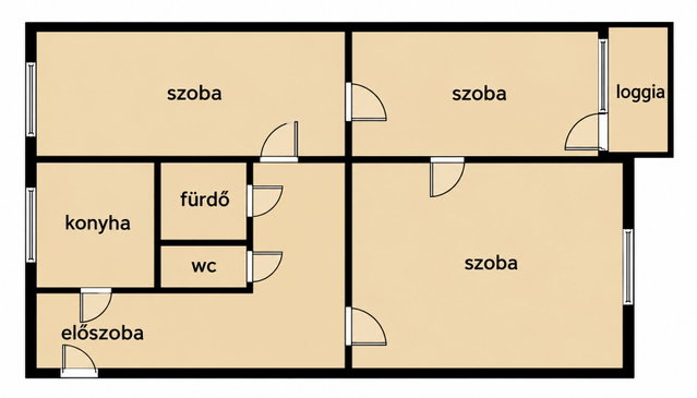 Eladó panellakás, Budapesten, X. kerületben 59.9 M Ft, 3 szobás