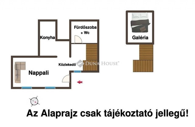 Eladó téglalakás, Budapesten, VI. kerületben 55.9 M Ft, 1 szobás