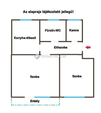 Eladó téglalakás, Dombóváron 35.5 M Ft, 2 szobás