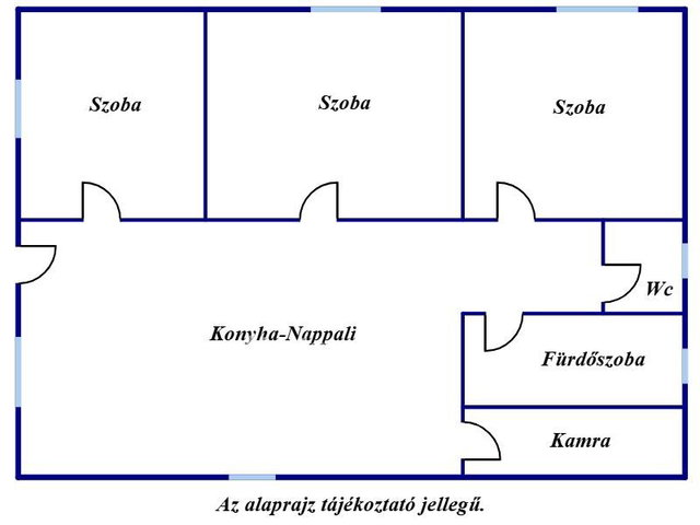 Eladó családi ház, Tiszapüspökin 18.5 M Ft, 3 szobás