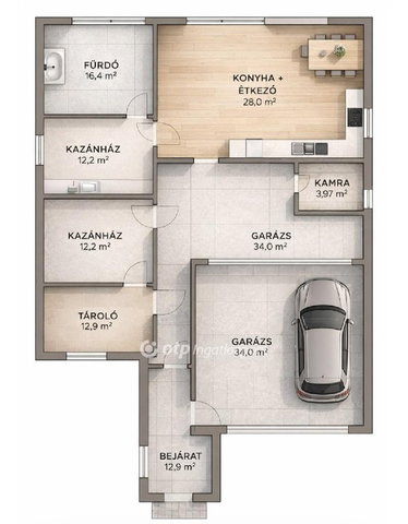 Eladó családi ház, Tardoson 29 M Ft, 3 szobás
