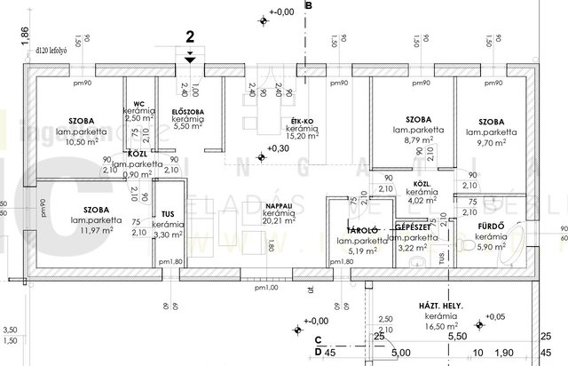 Eladó családi ház, Szegeden, Sarkantyú utcában 99.8 M Ft