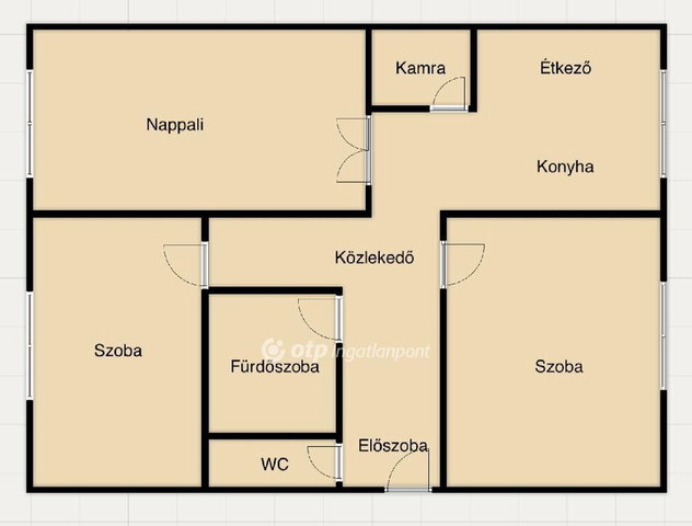Eladó téglalakás, Nyíregyházán 49.99 M Ft, 3 szobás