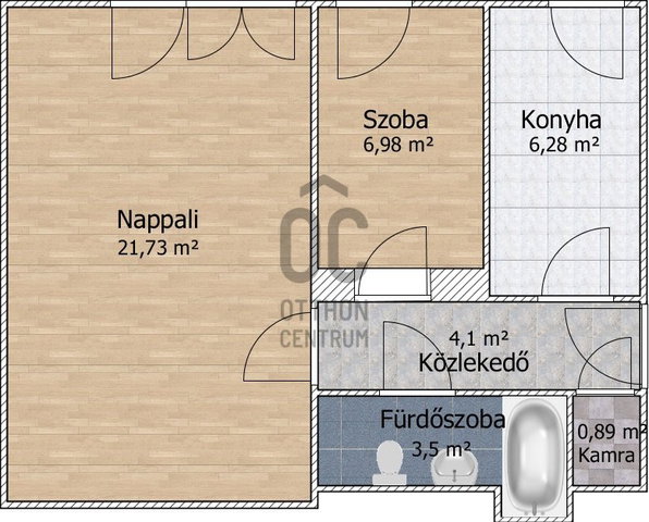 Eladó téglalakás, Cegléden 42.3 M Ft, 2 szobás
