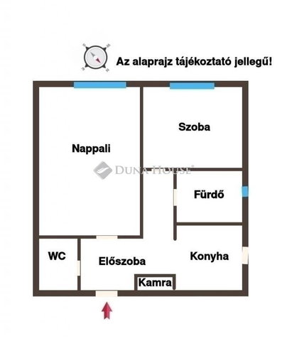 Eladó téglalakás, Budapesten, IX. kerületben 69.9 M Ft, 2 szobás