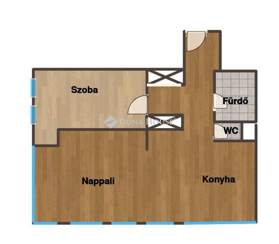Eladó panellakás, Veszprémben 53.5 M Ft, 2 szobás