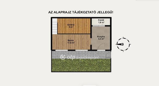 Eladó téglalakás, Budapesten, IV. kerületben 37.5 M Ft, 1 szobás