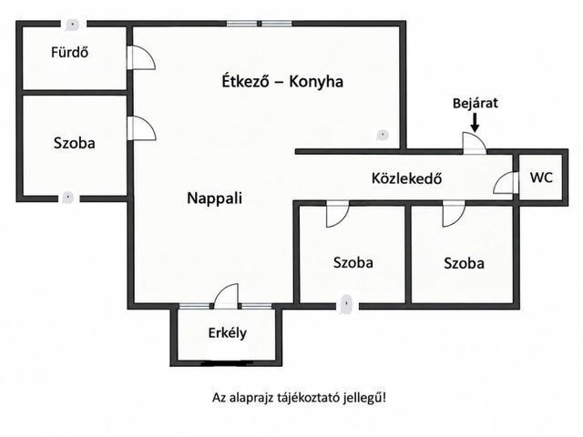 Eladó téglalakás, Nyíregyházán 56.99 M Ft, 3 szobás