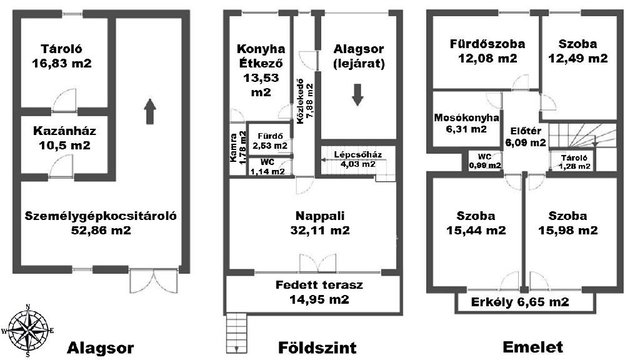 Eladó ikerház, Egerben 140 M Ft, 4 szobás / költözzbe.hu