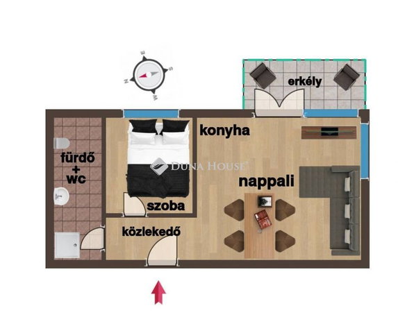 Eladó téglalakás, Zamárdiban 65 M Ft, 2 szobás