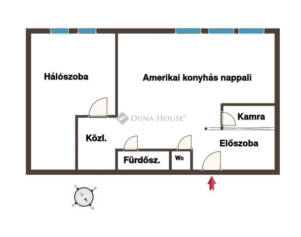 Eladó téglalakás, Kecskeméten 40 M Ft, 2 szobás