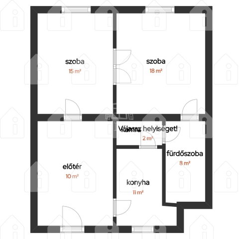Kiadó téglalakás, albérlet, Szegeden 180 E Ft / hó, 2 szobás