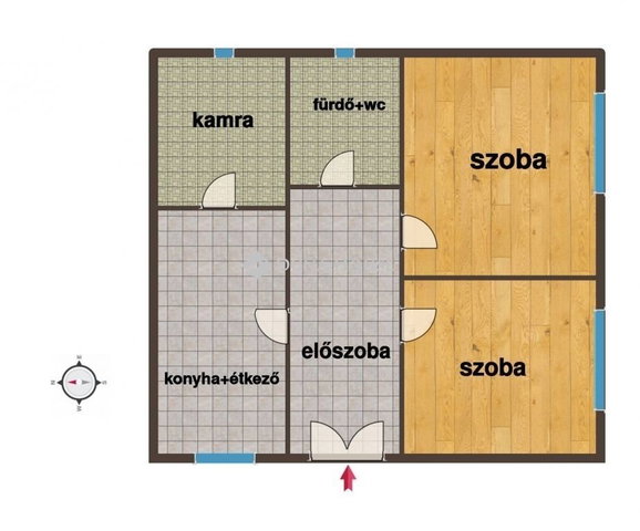 Eladó családi ház, Körmenden 39.9 M Ft, 2 szobás